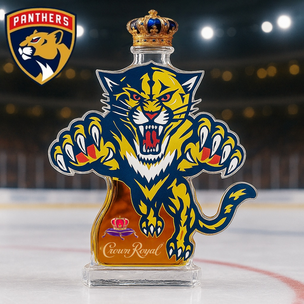 Florida Panthers Whiskey Bottle