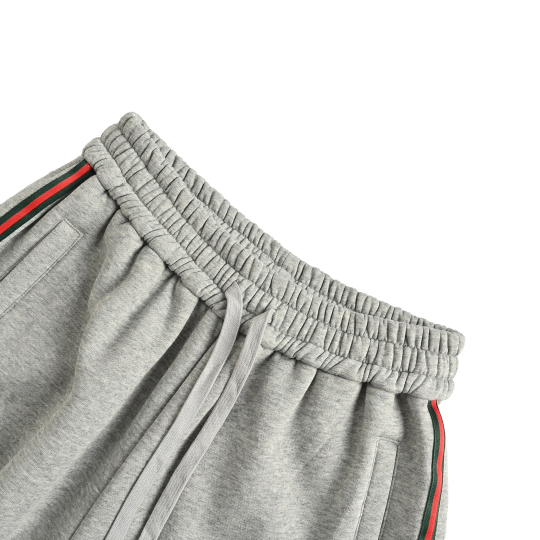 Gucci Grey Web Trousers Set
