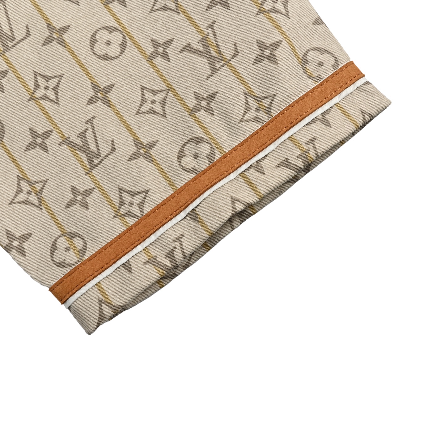 Louis Vuitton 25ss catwalk collaboration embroidered short-sleeved baseball shirt