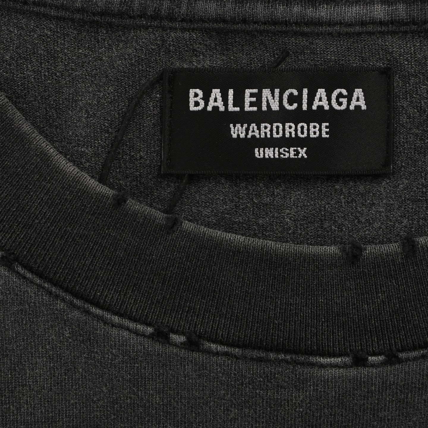 Balenciaga 25ss Double B Bitcoin Hot Diamond Fried Salt Hole Short Sleeve