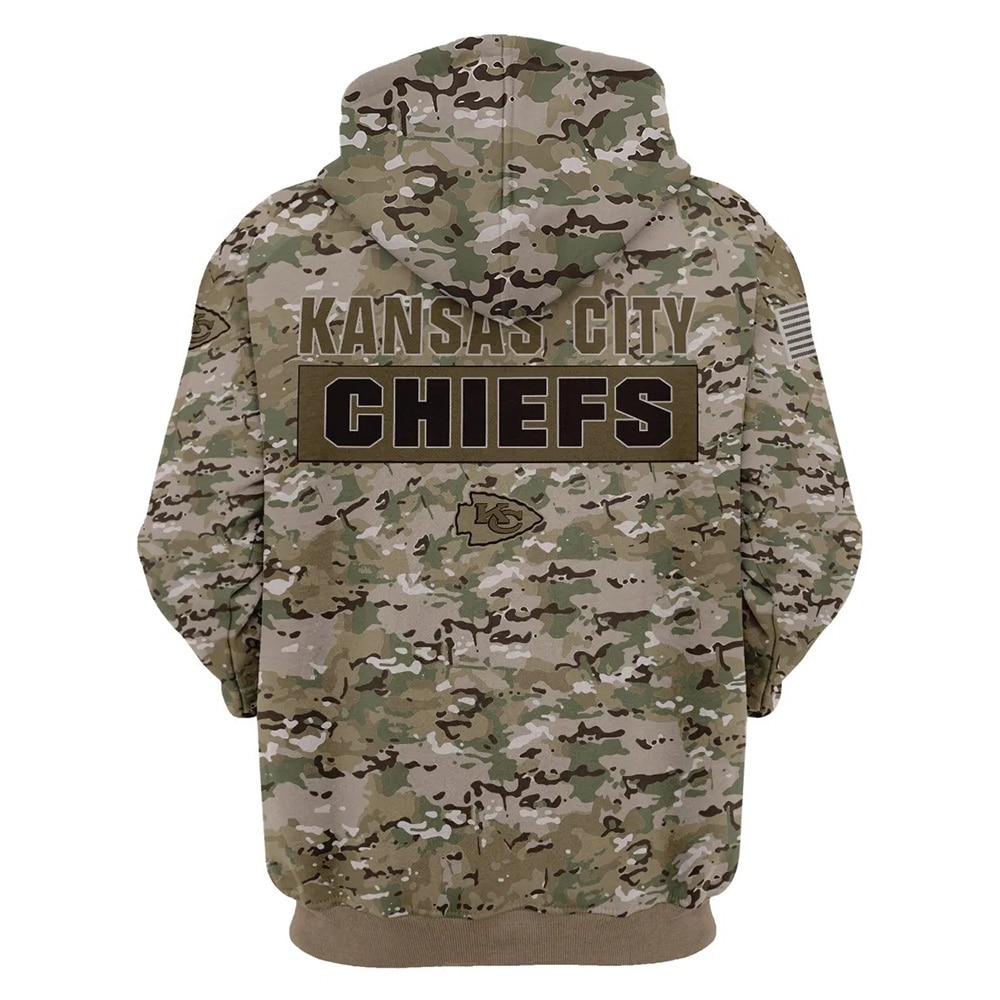 KANSAS CITY CHIEFS 3D HOODIE KKCC005