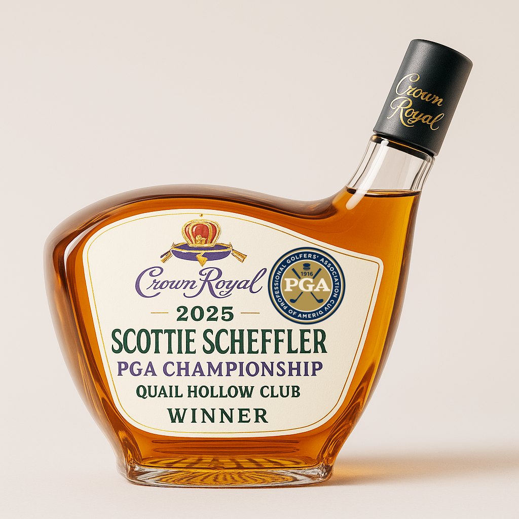 Golf Club Head Whiskey Bottle ： Commemorating Scottie Scheffler&rsquo;s Victory at the 2025 PGA Championship
