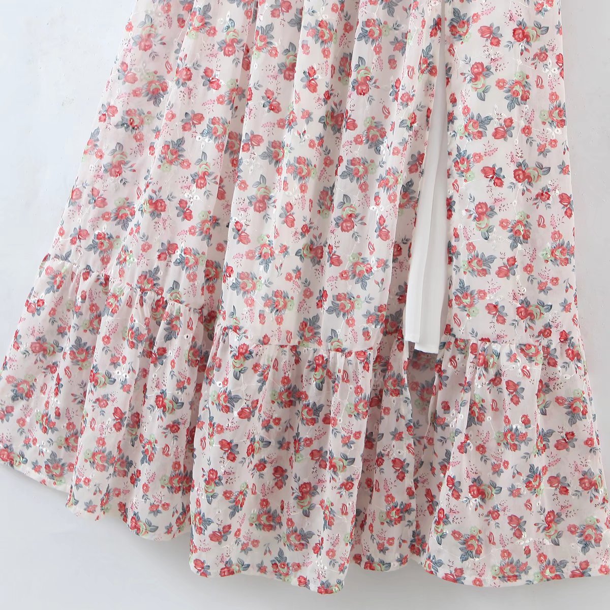 One-Shoulder and Two-Shoulder Long-Sleeved Resort-Style Maxi Dress