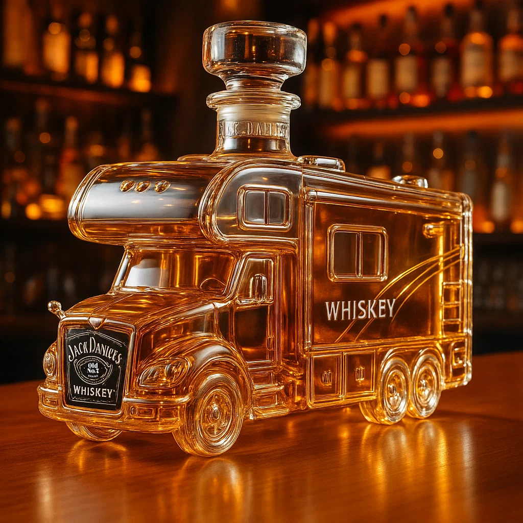 RV Whiskey Bottle
