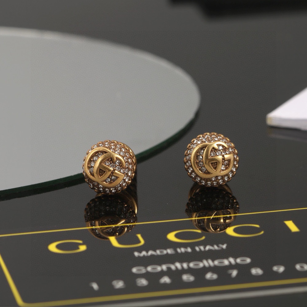 GUCCi ice cream diamond earrings