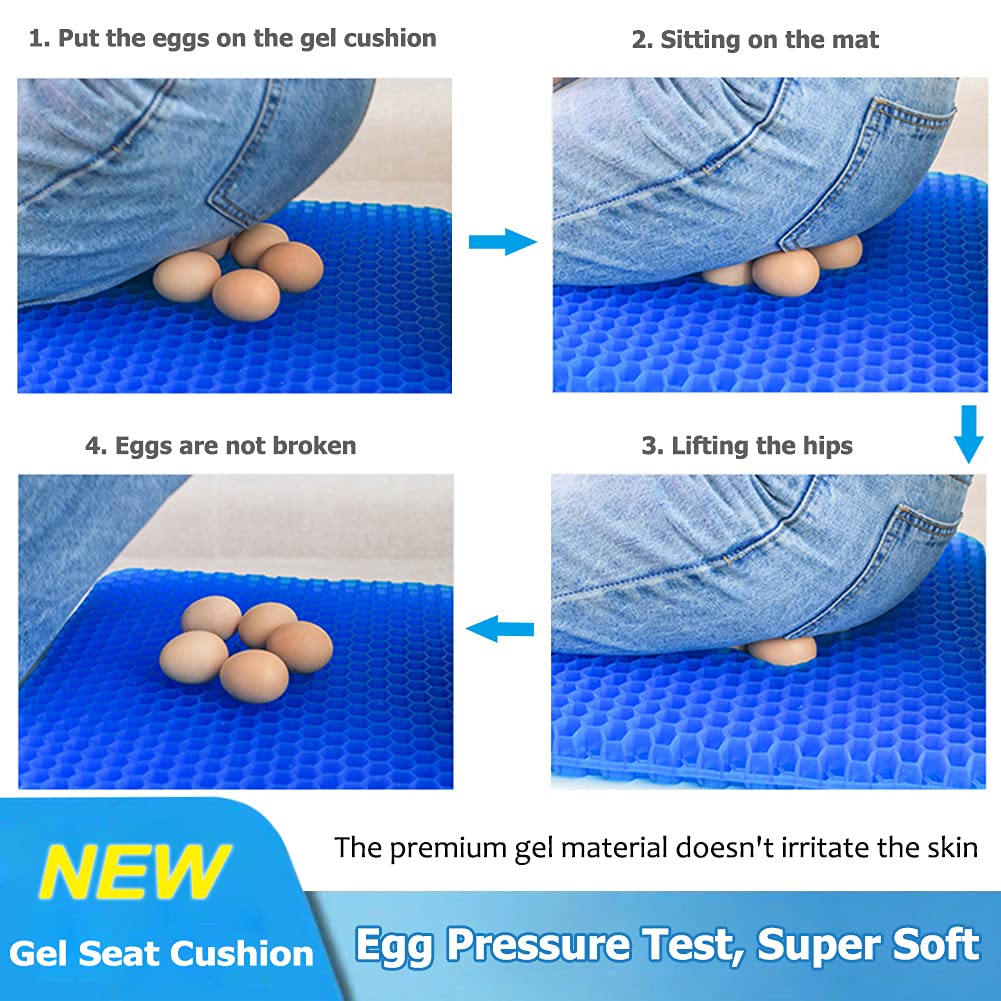 (🔥Last Day Promotion-SAVE 50% OFF)Gel Pressure Relief  Cooling Seat Cushion-BUY 2 GET 10% OFF & FREE SHIPPING!