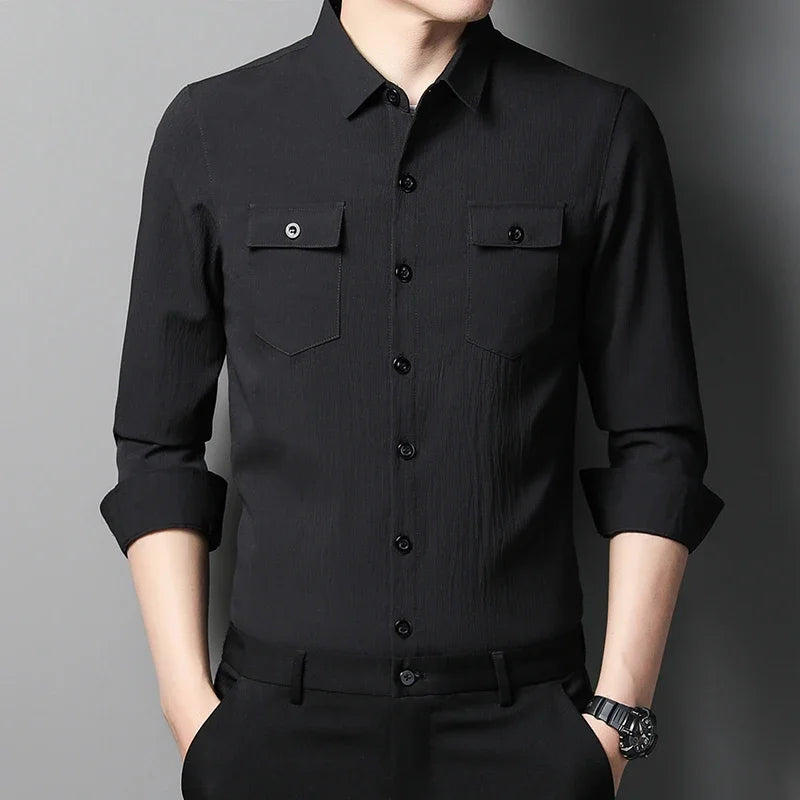 Premium Cotton Button-Up Shirt