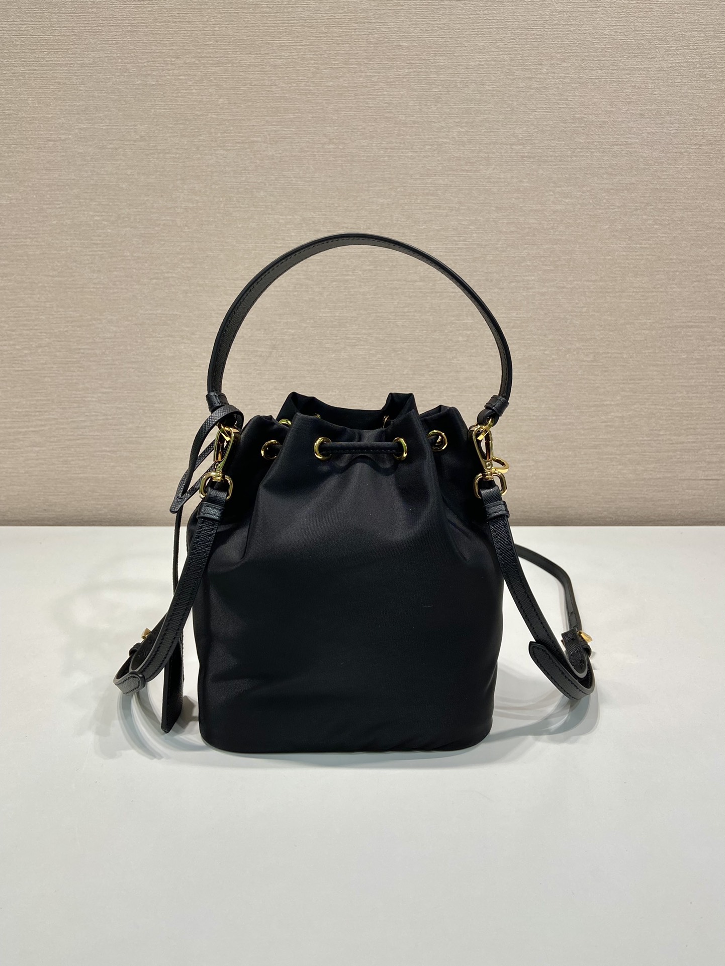 Prada Nylon Bucket Bag 1BE067