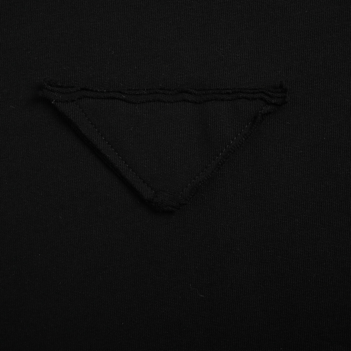 Prada washed patch triangle logo short sleeves