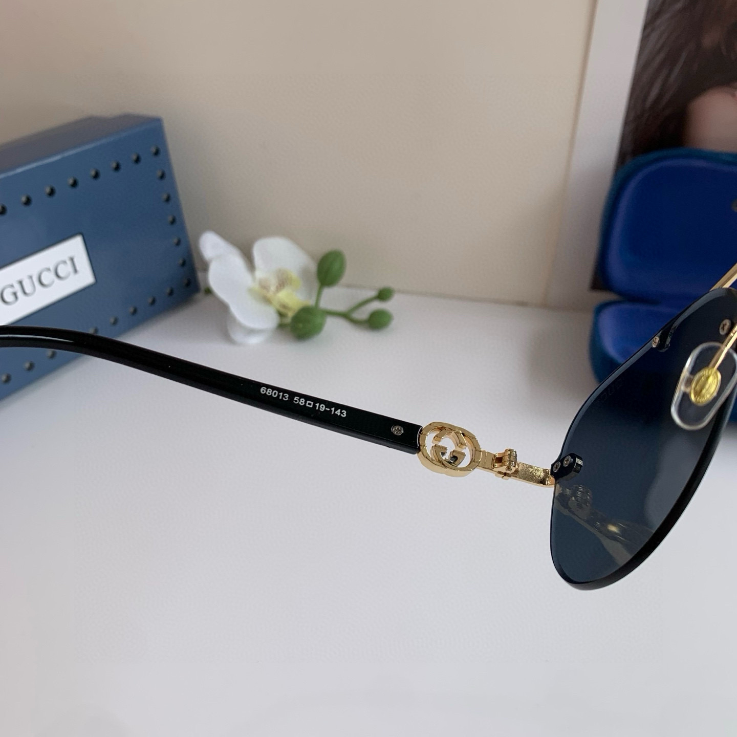 Gucci rimless sunglasses