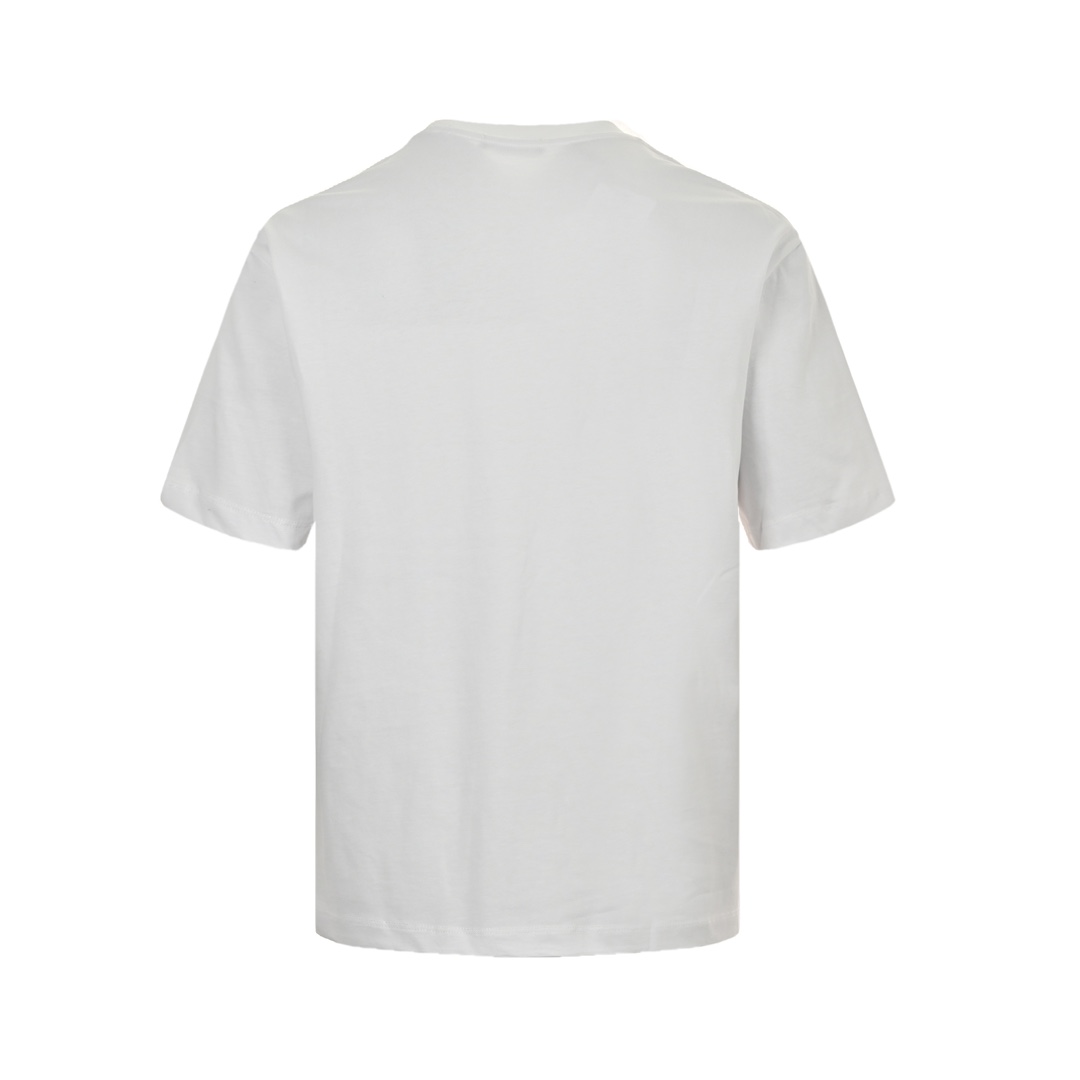 Balenciaga 24ss square 3 logo print short sleeves