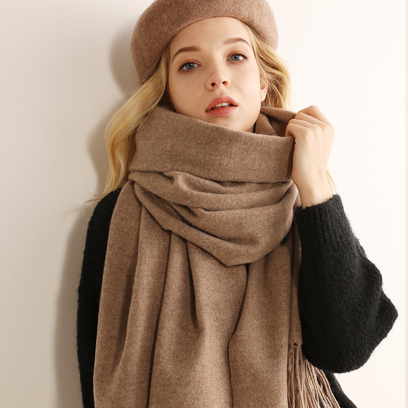 Fashion Long Solid Cashmere Shawl Scarf for Lady Warm Winter Cashmere Scarf Autumn Pashmina Shawl Scarf