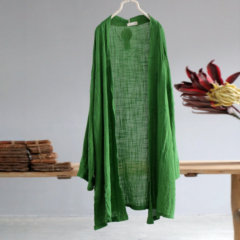 Solid Casual Long Sleeve Comfy Cardigan