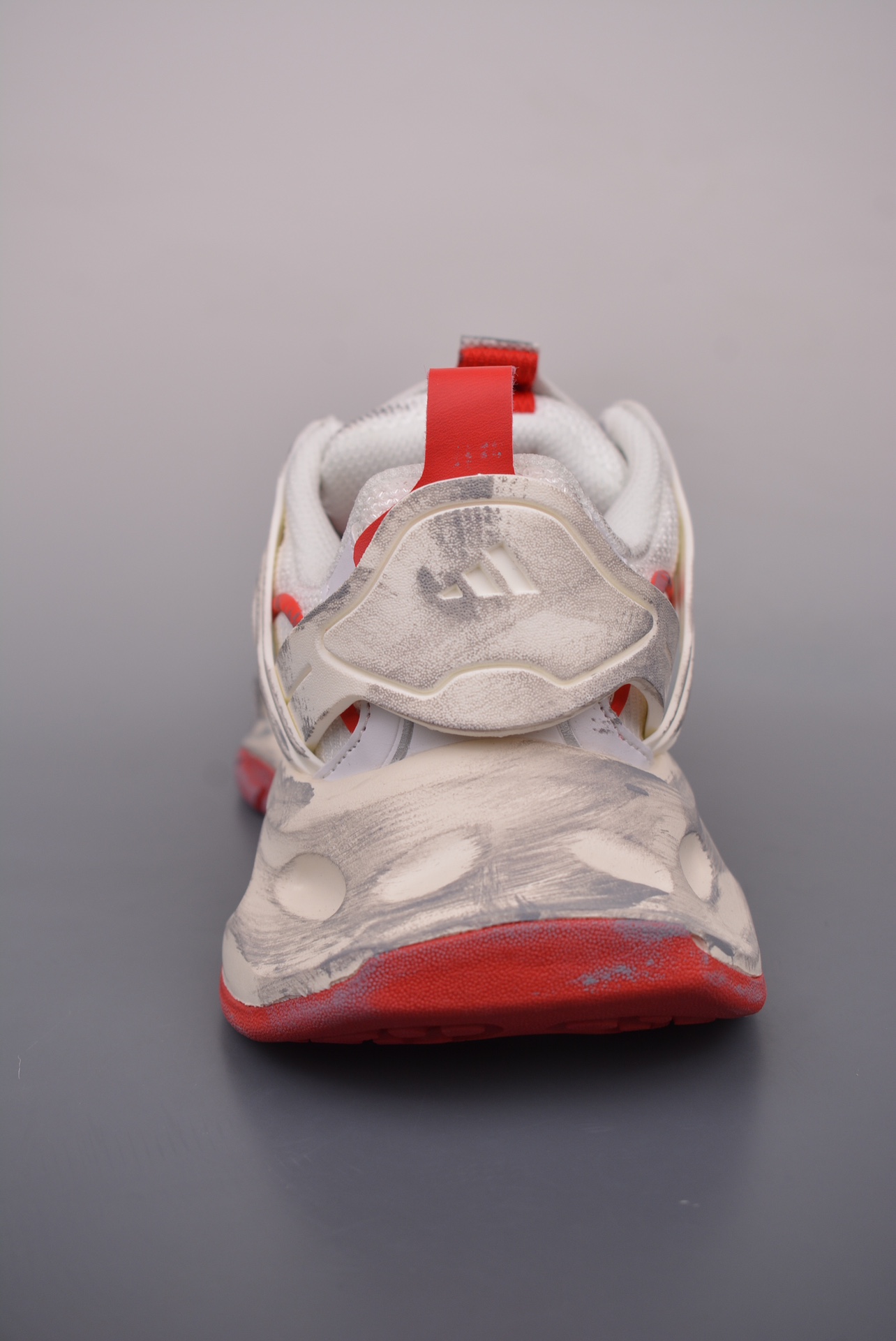 Adidas XLG Runner Deluxe White and Red Old Version JS1590
