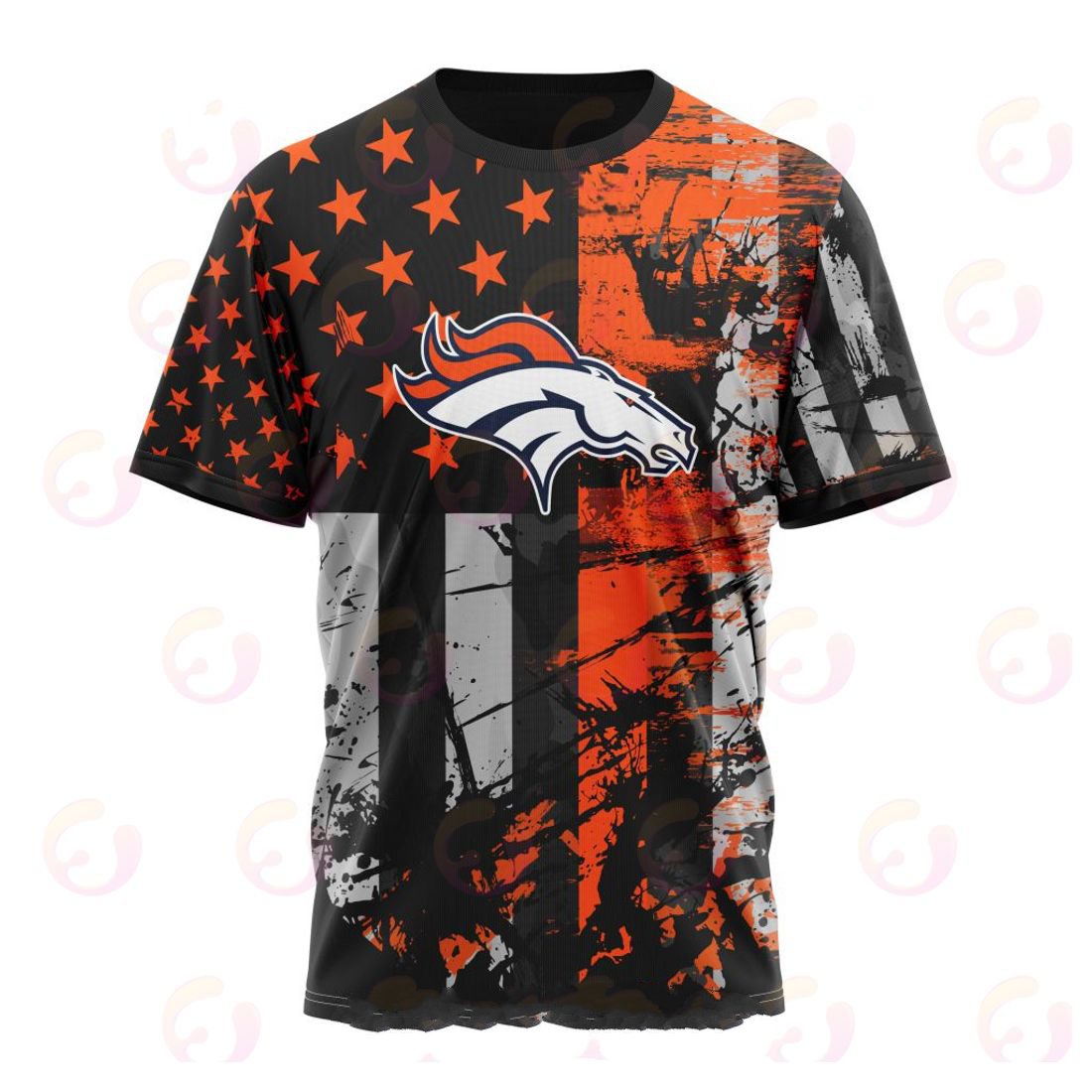 DENVER BRONCOS 3D HOODIE JERSEY FOR AMERICA