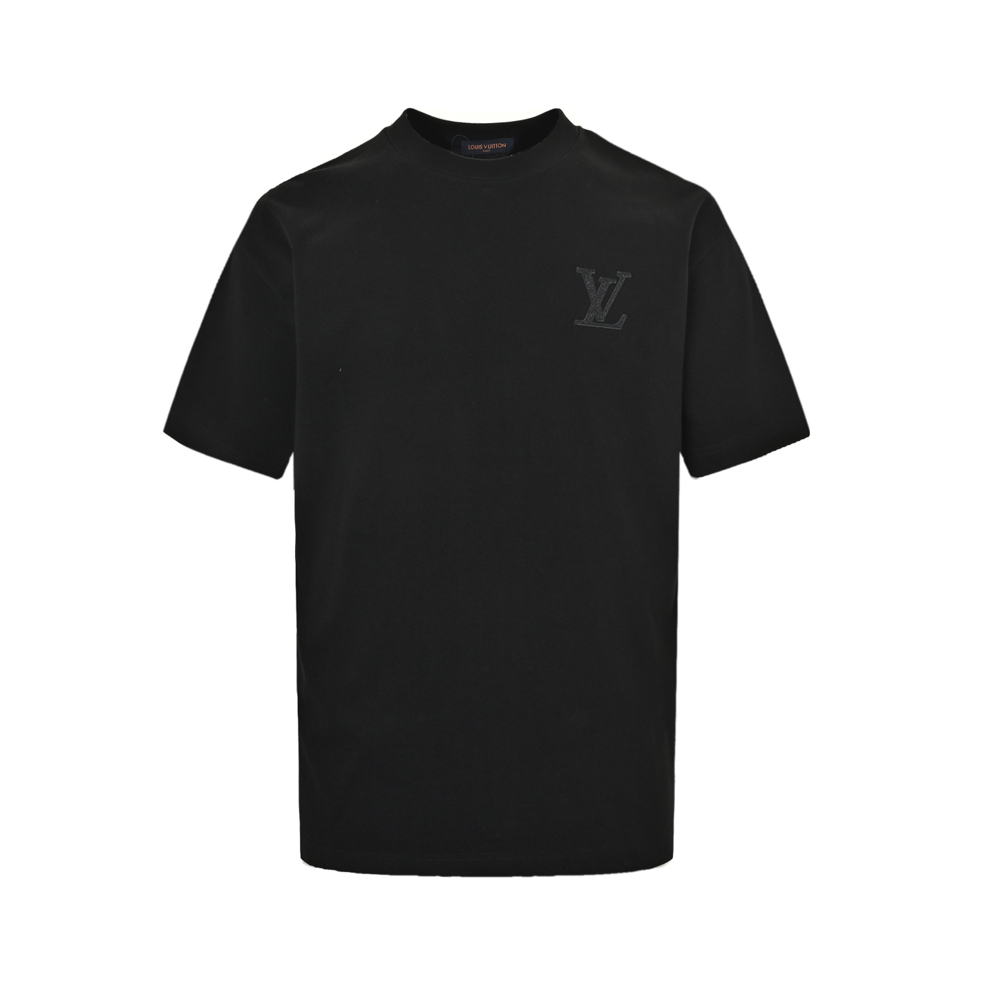 Louis Vuitton 25ss dark pattern large logo tatami embroidered short sleeves