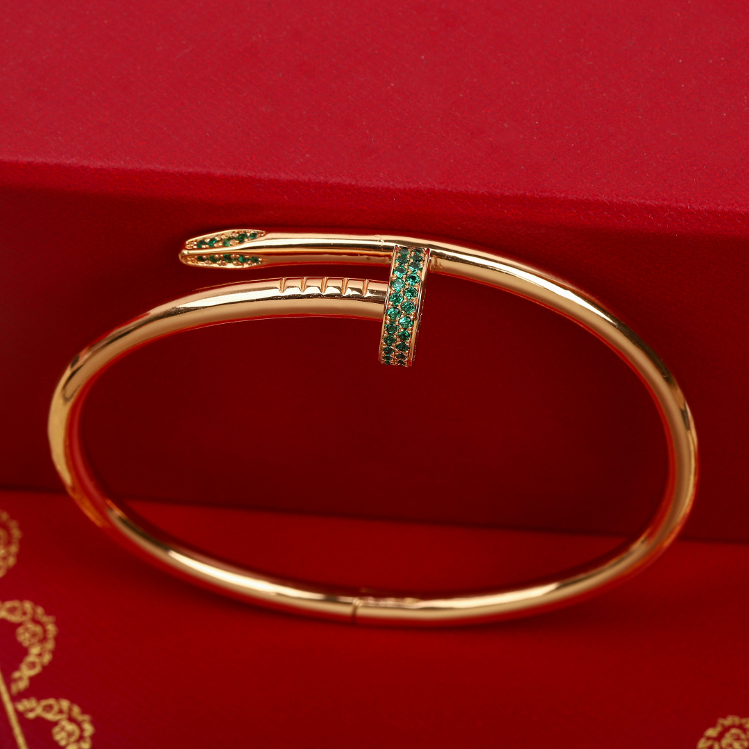Cartier thick version head and tail diamond version bracelet