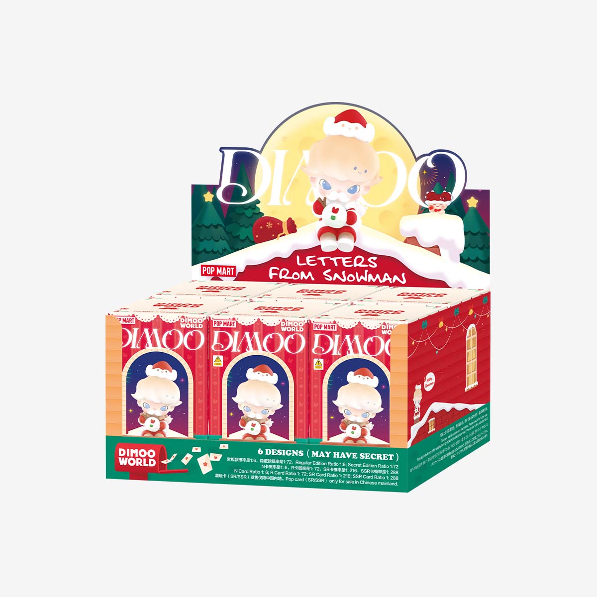 POP MART DIMOO Letters from Snowman Series Figures [1 Blind Box]