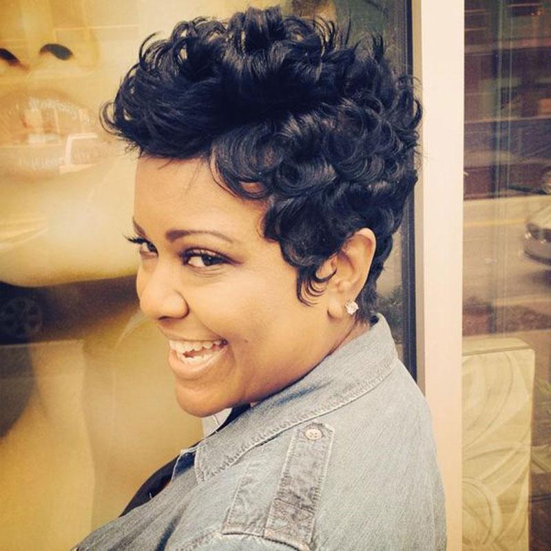 Luna 258 Women Fluffy Short Curly Heat Resistant Hair Wigs
