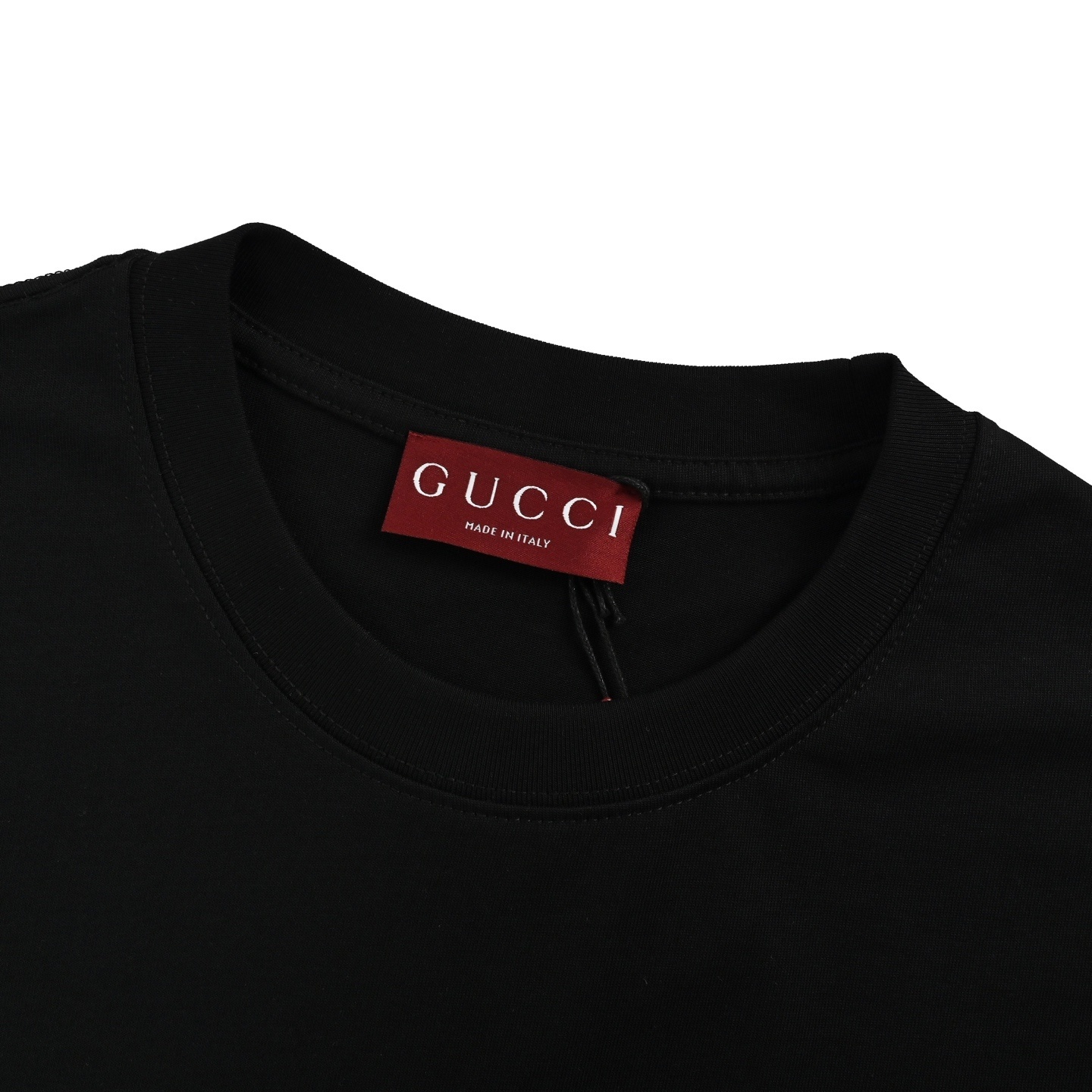 Gucci 25ss gradient lettering logo print short-sleeved shirt