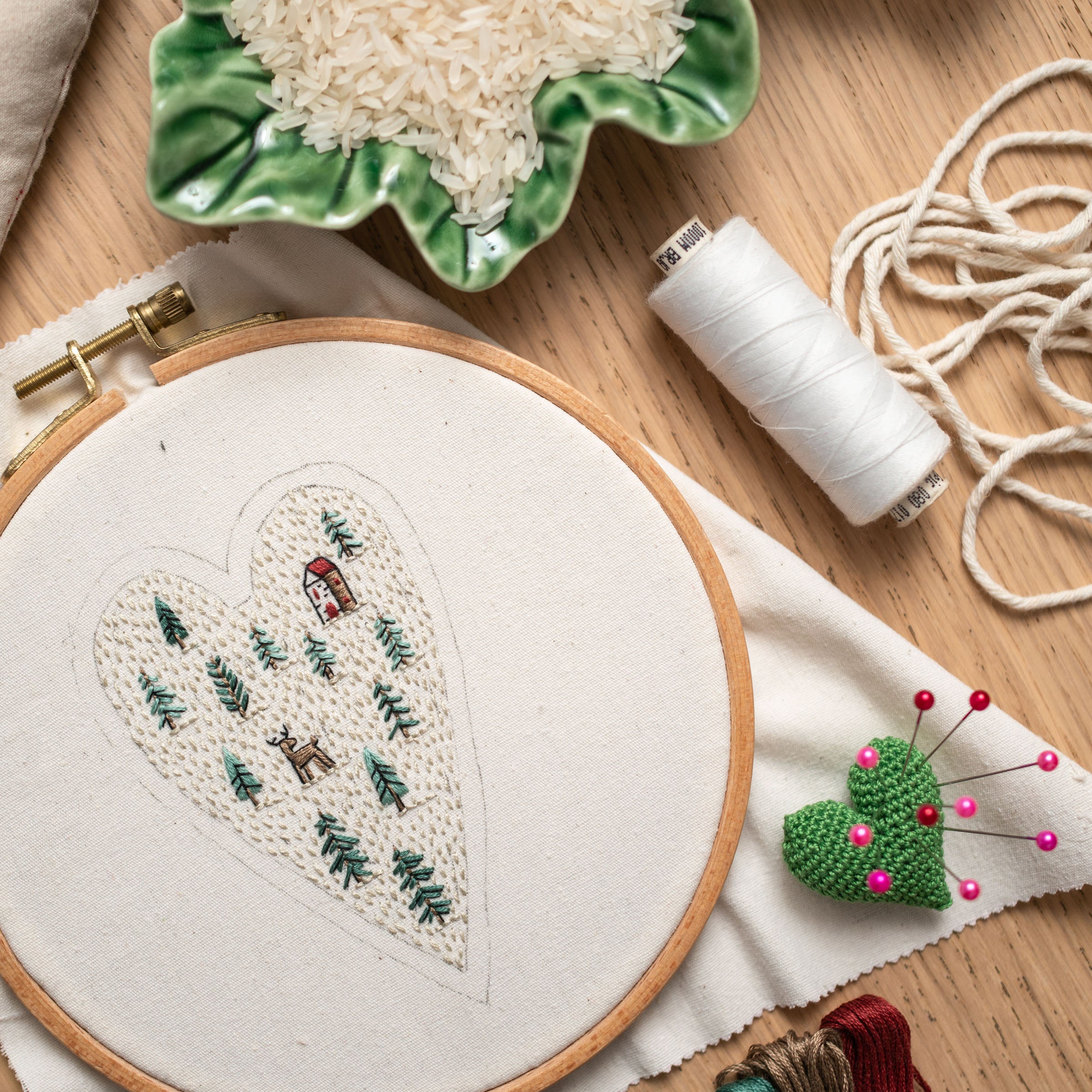 🎅2024 Christmas Promos🔥DIY Ornament for Christmas in the shape of a heart