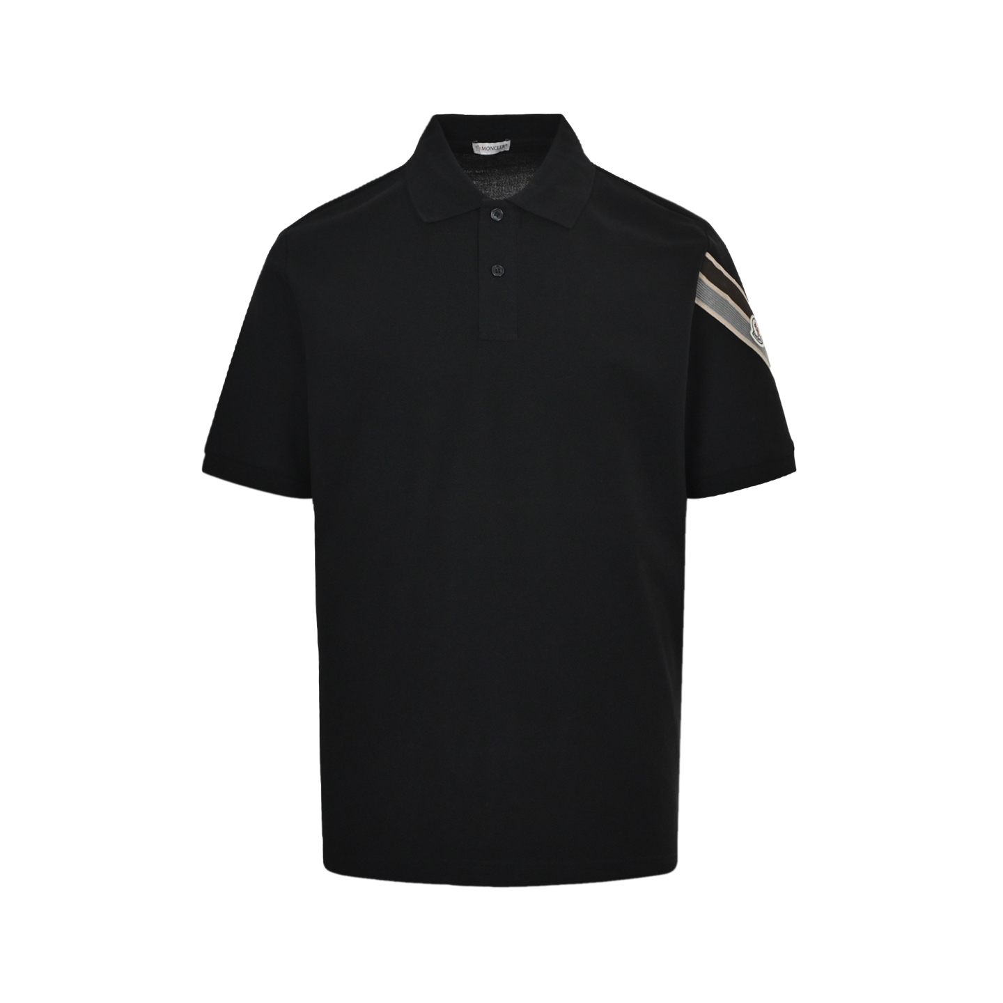 Moncler 25ss cuff webbing polo short sleeves