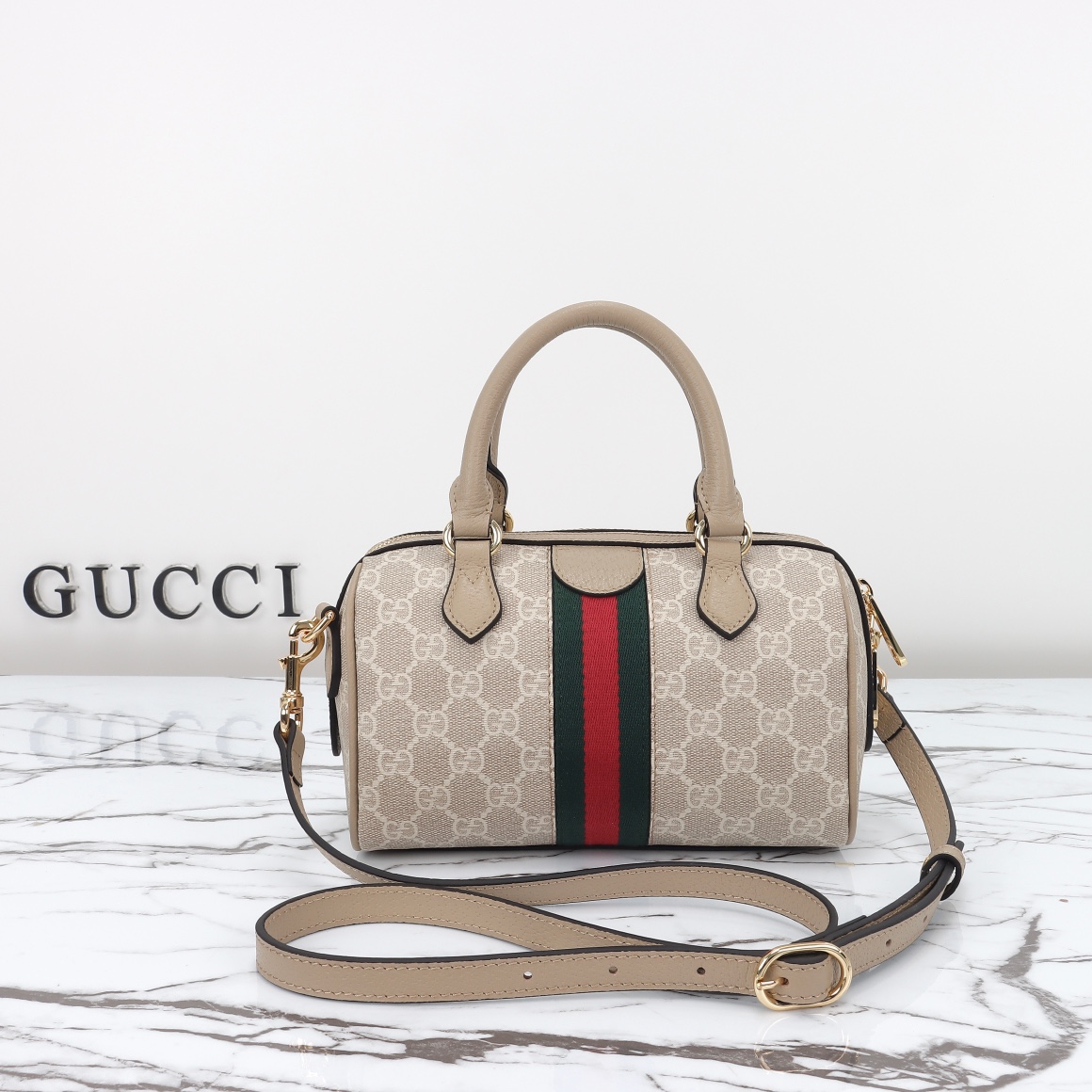 Gucci Ophidia Small Boston Bag 772053 UULAG 9682