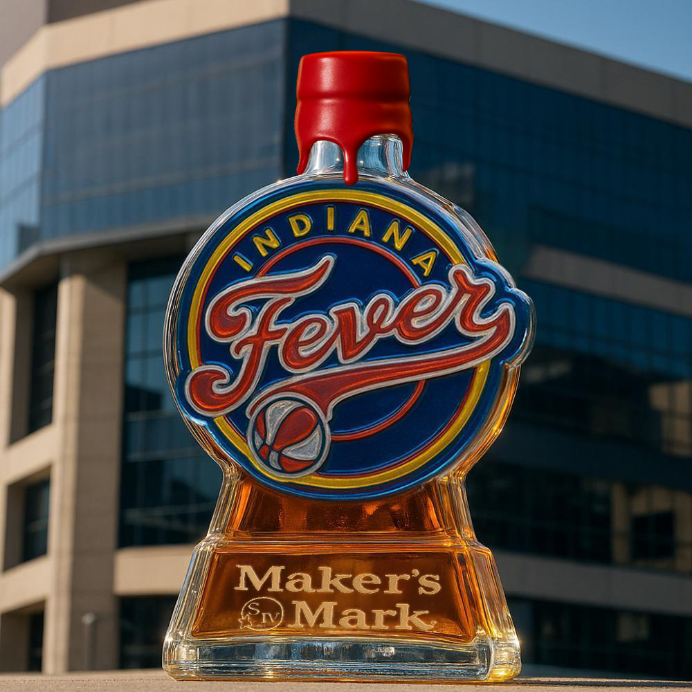 Indiana Fever Special Edition Whiskey Bottle