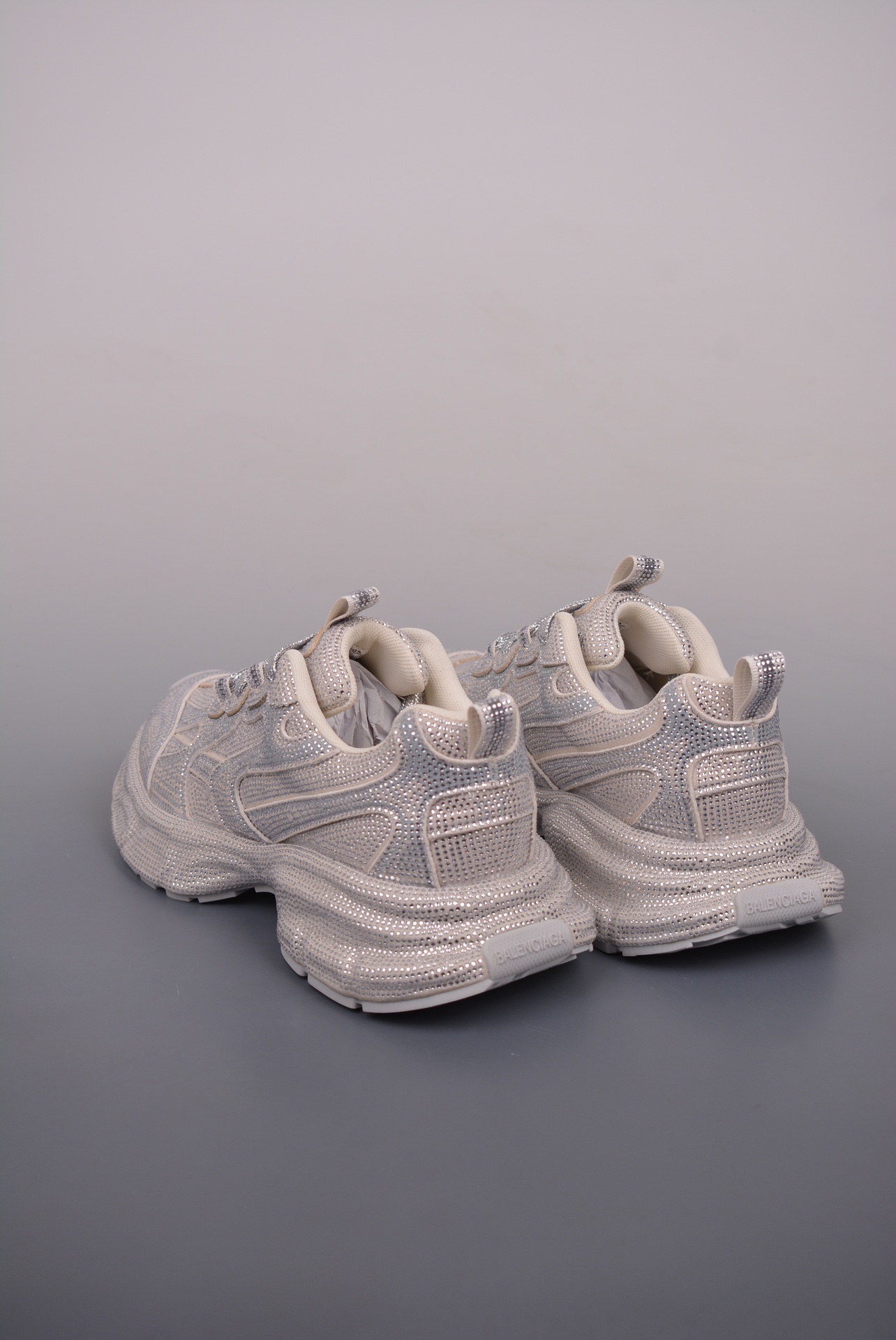 BALENCIAGA 3XL Sneakers Grey Diamond Stickers