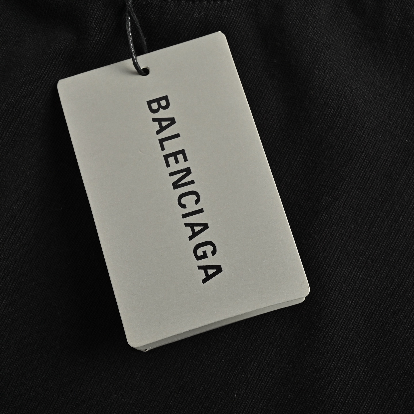 Balenciaga Double B rhinestone back short sleeves