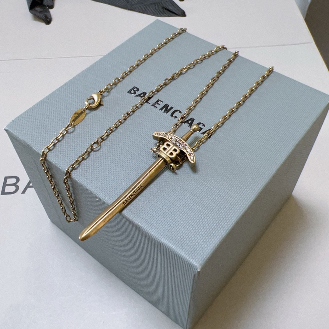 Balenciaga Sword Vintage Necklace
