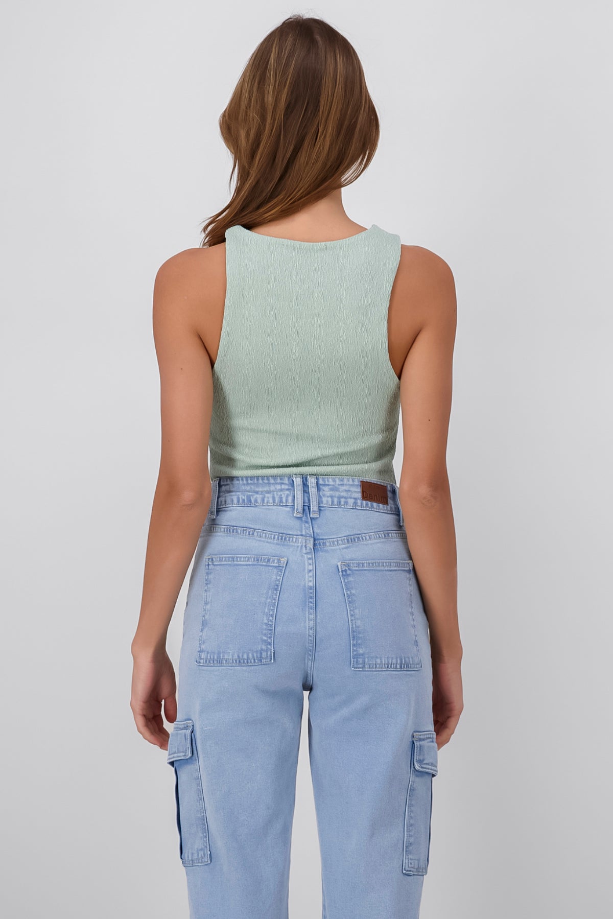 Plain Sleeveless Bodysuit