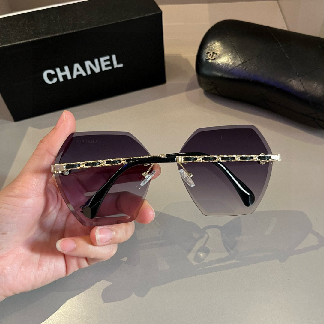Chanel rimless sunglasses