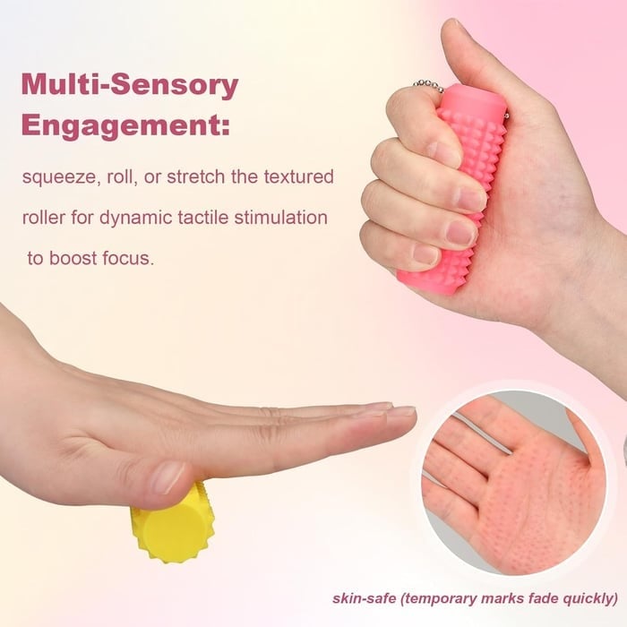 Portable Vibrant Colors Stim Tool for Anxiety & Stress Relief