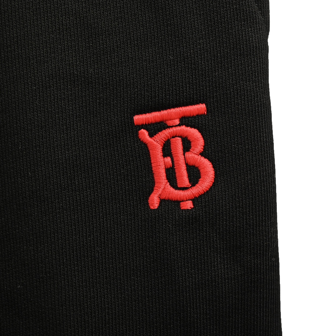 Burberry 24Fw red TB embroidered trousers