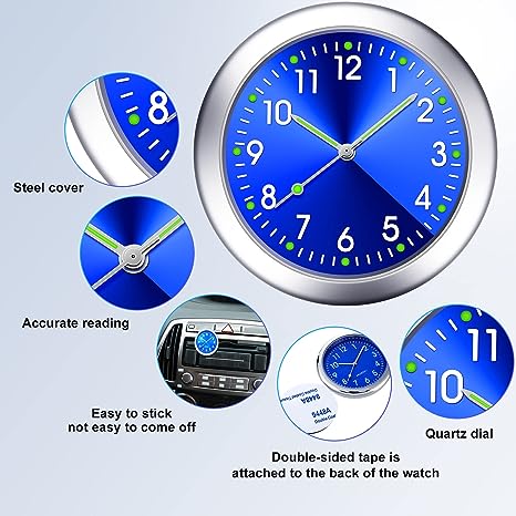 🔥Last Day Promotion - 49% OFF🔥Vintage gift-Luminous decoration mini clock for car/motorcycle/Sewing machine/bike etc-BUY 1 GET 1 FREE