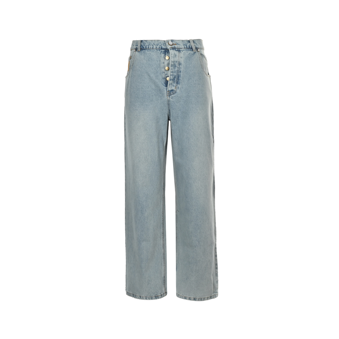 Louis Vuitton 24Fw embroidered logo jeans