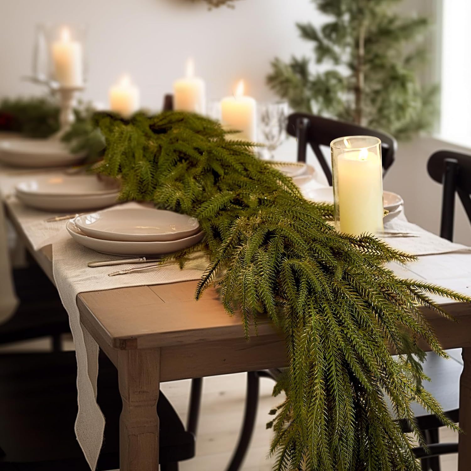 🎄Early Christmas Sale 49% OFF🎄Soft glue pine cypress rattan pine needle decoration