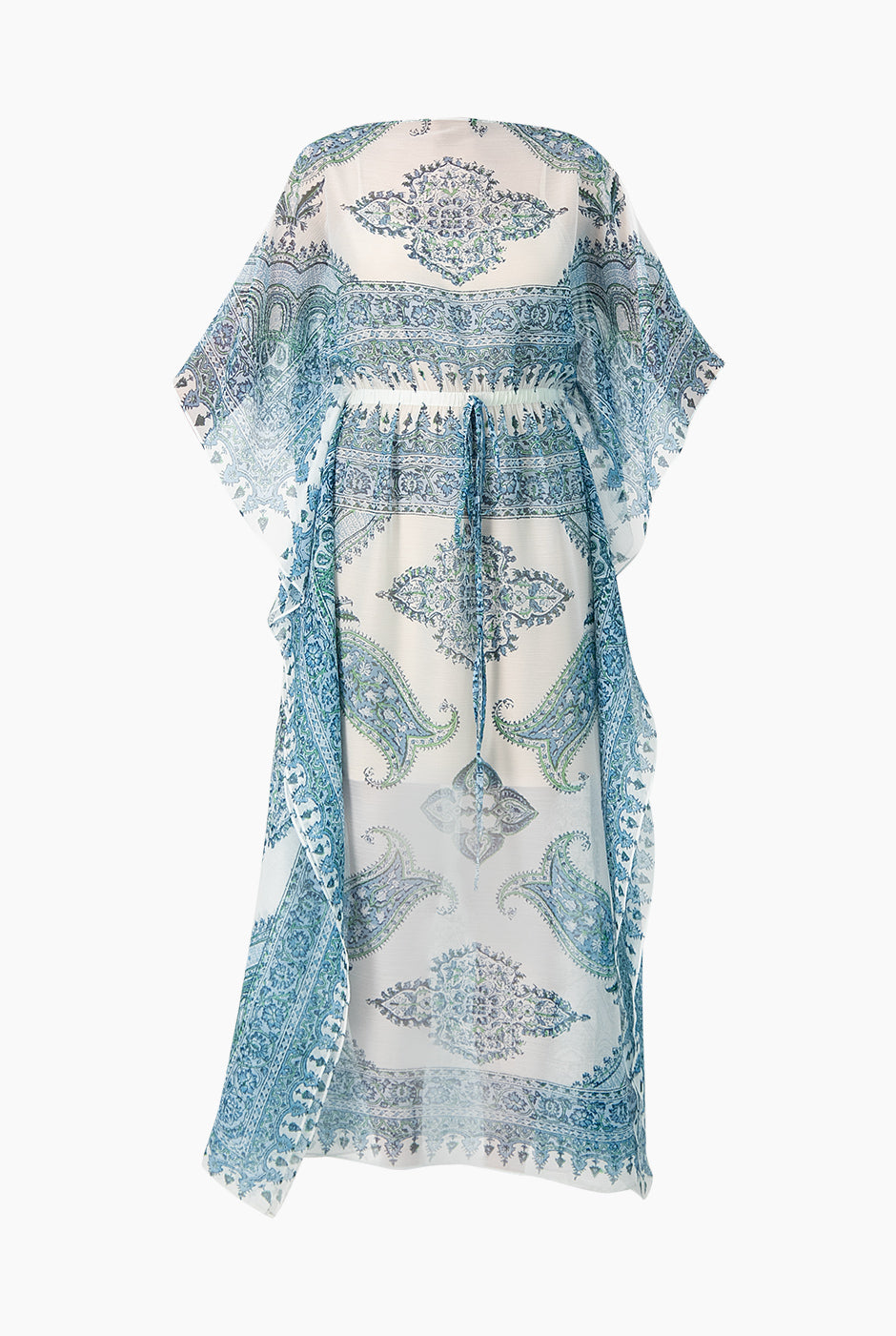 Vestido maxi manga tipo murcielago