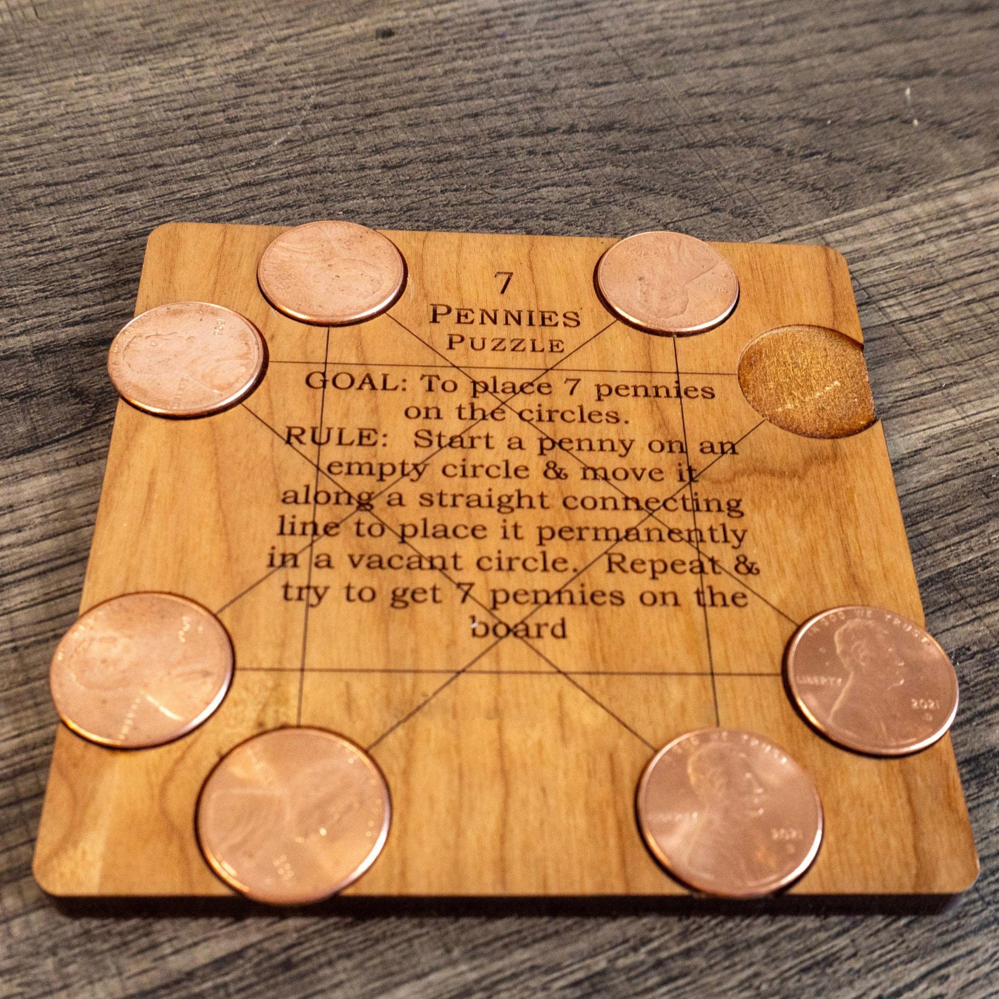 7 Pennies Puzzle | Educational desktop toys