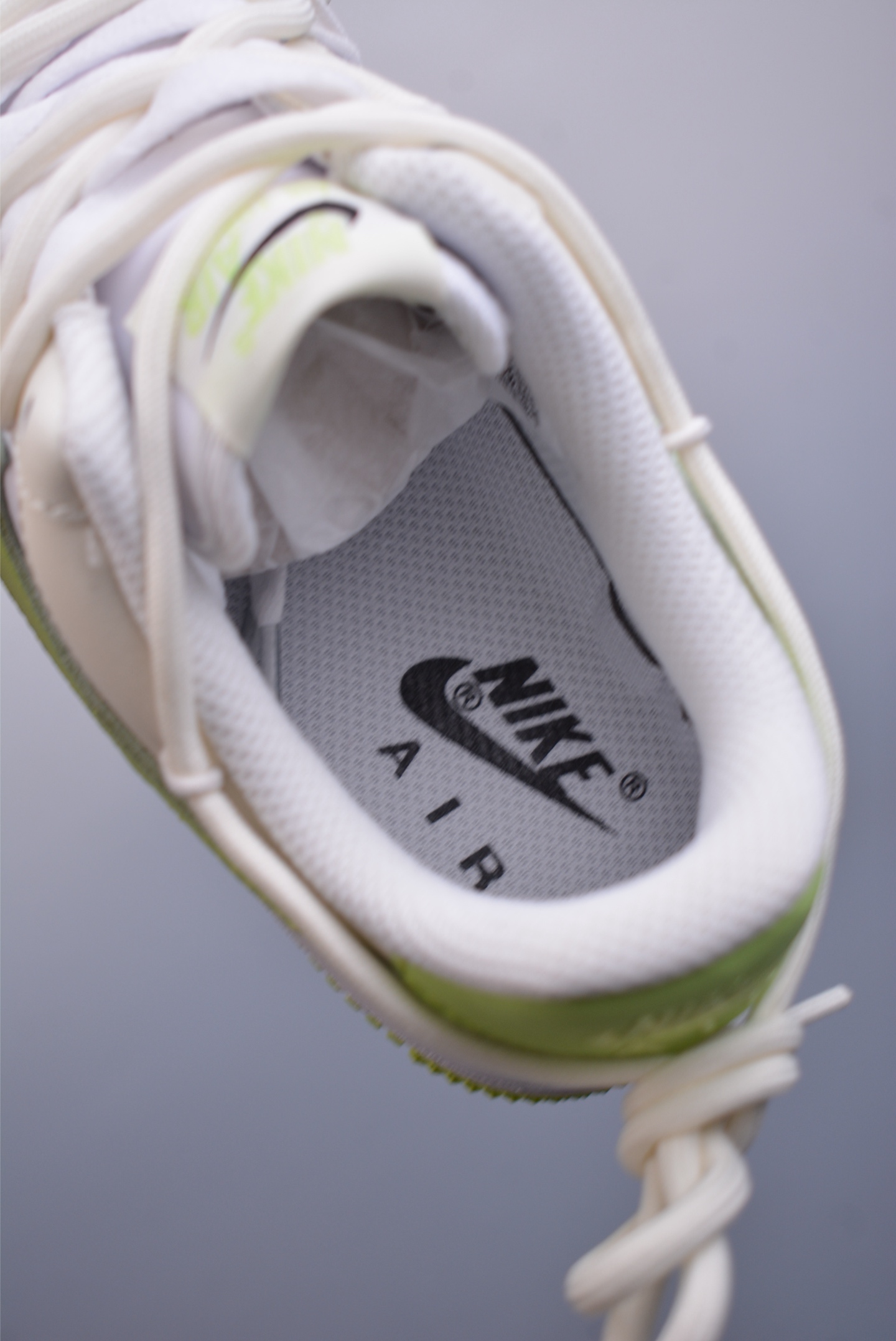 Stussy x Nike Air Force 1 07 Low Sneakers White Gray Green YY2023-315