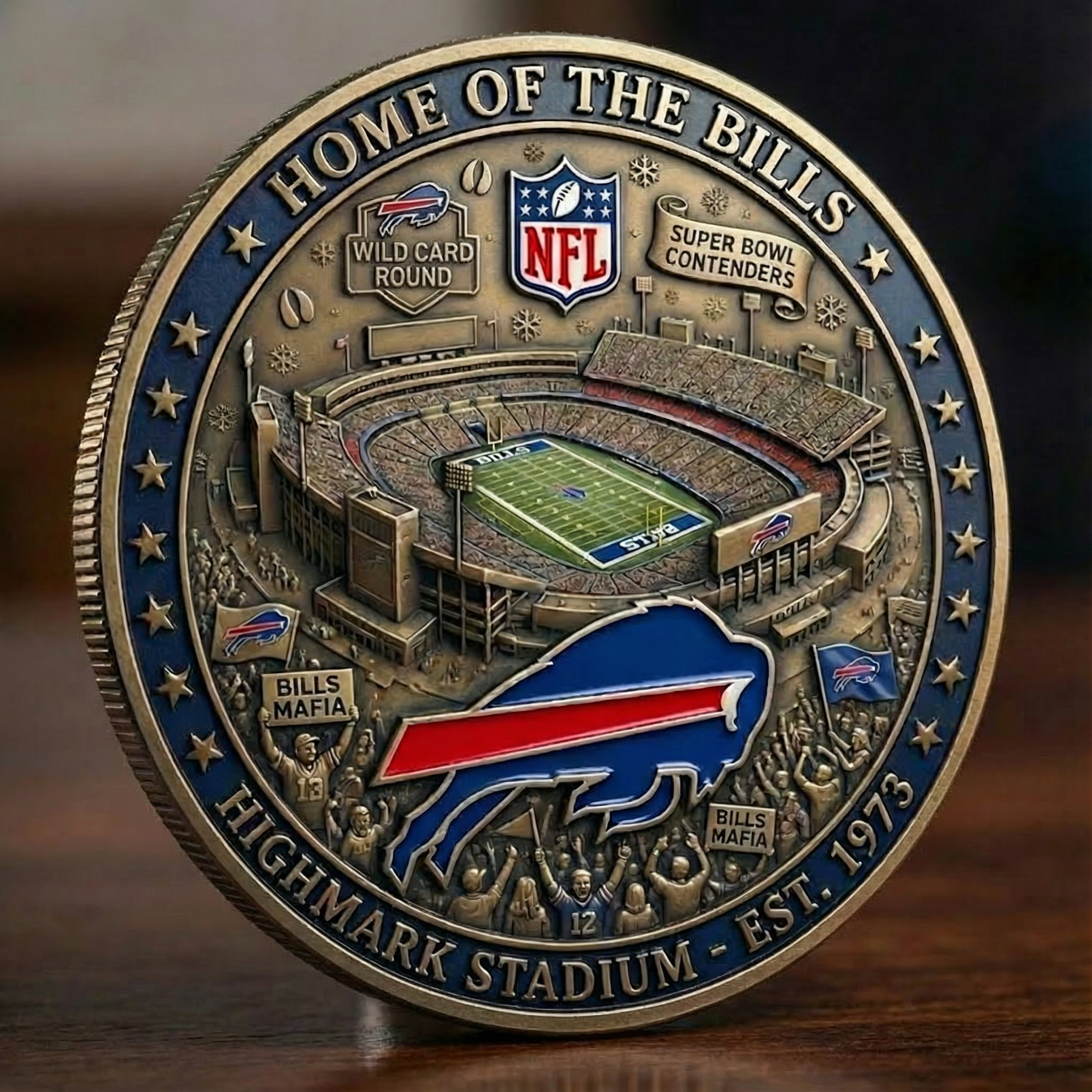 Buffalo Bills Wild Card Victory Commemorative Coin