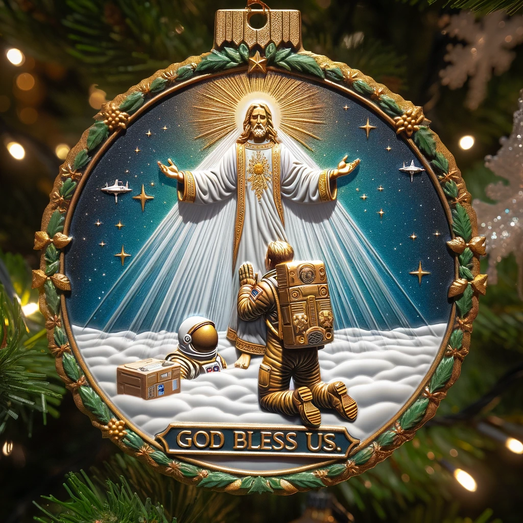God Bless Us Ornament