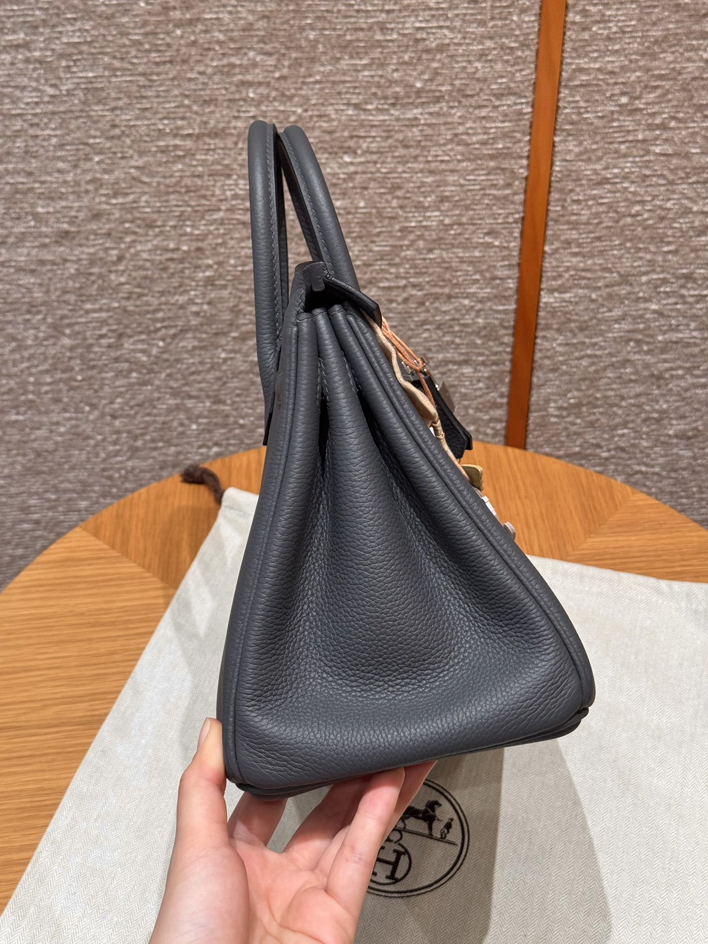 Hermès Birkin H0Girs Misty Handbag (Handmade to Order)