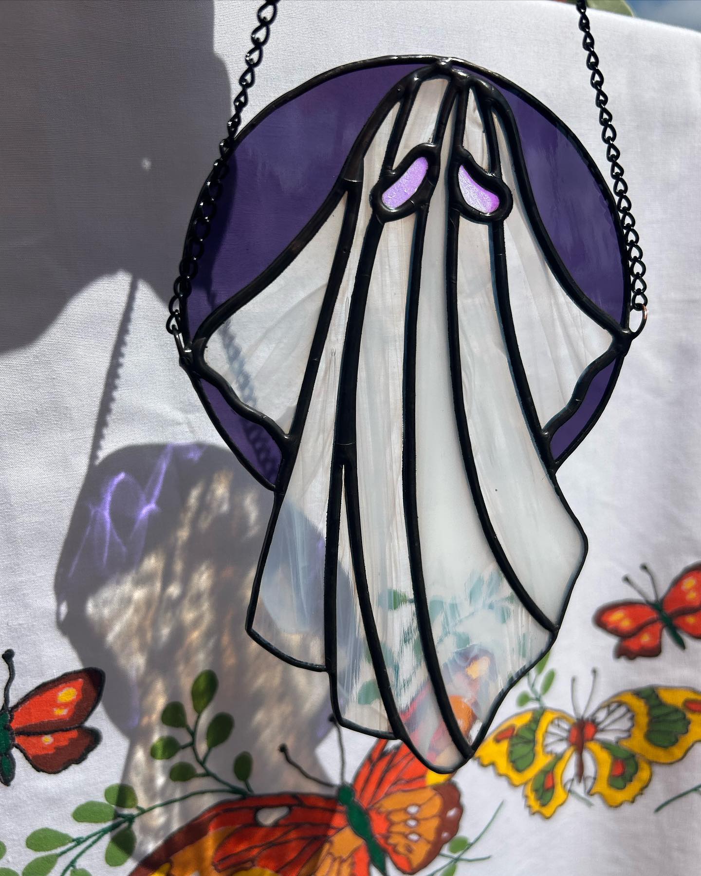 2024 Handmade Ghost Suncatcher ✨🔥👻