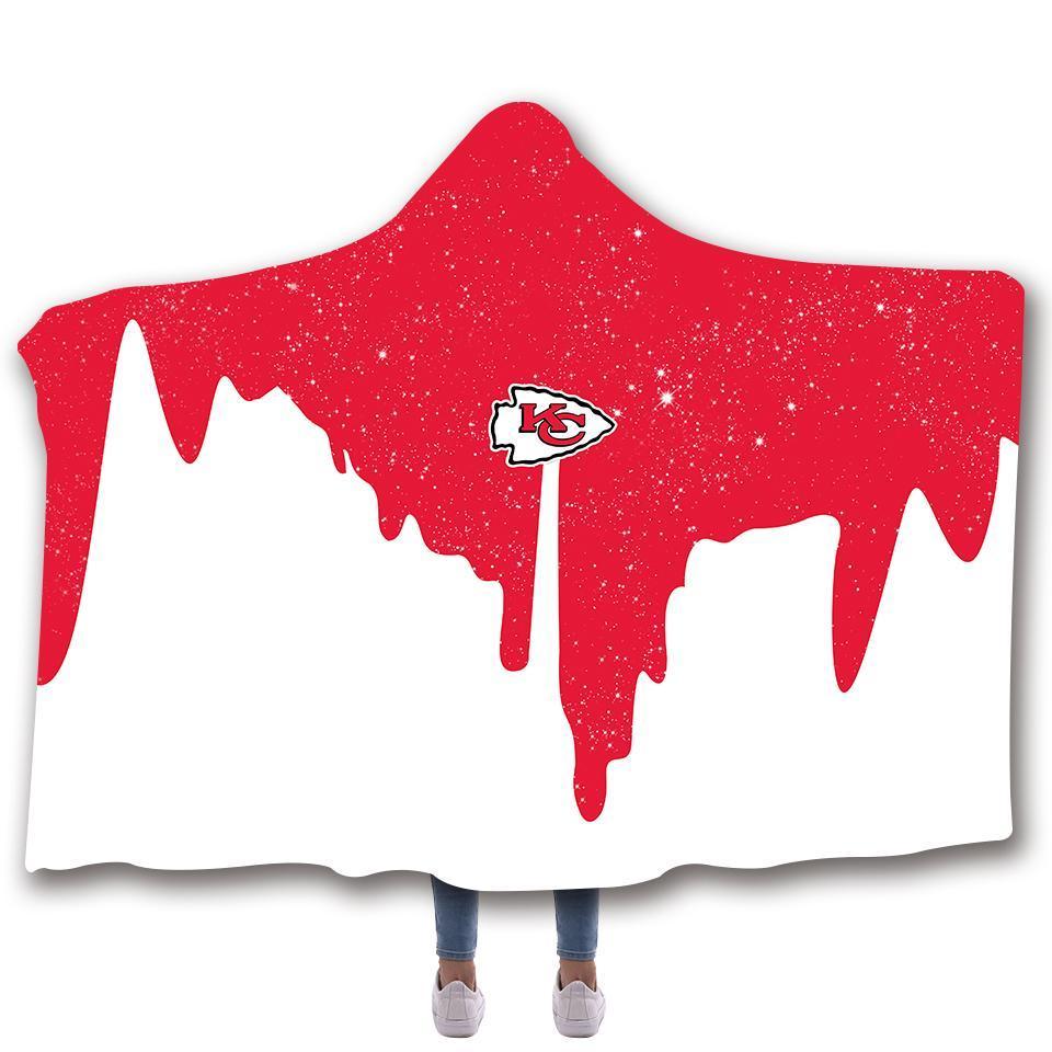 KANSAS CITY CHIEFS CLASSIC 3D HOODED BLANKET