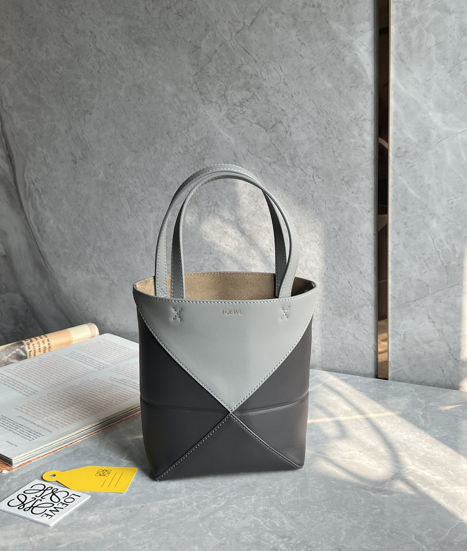 Loewe zzle fold series foldable tote bag 0695