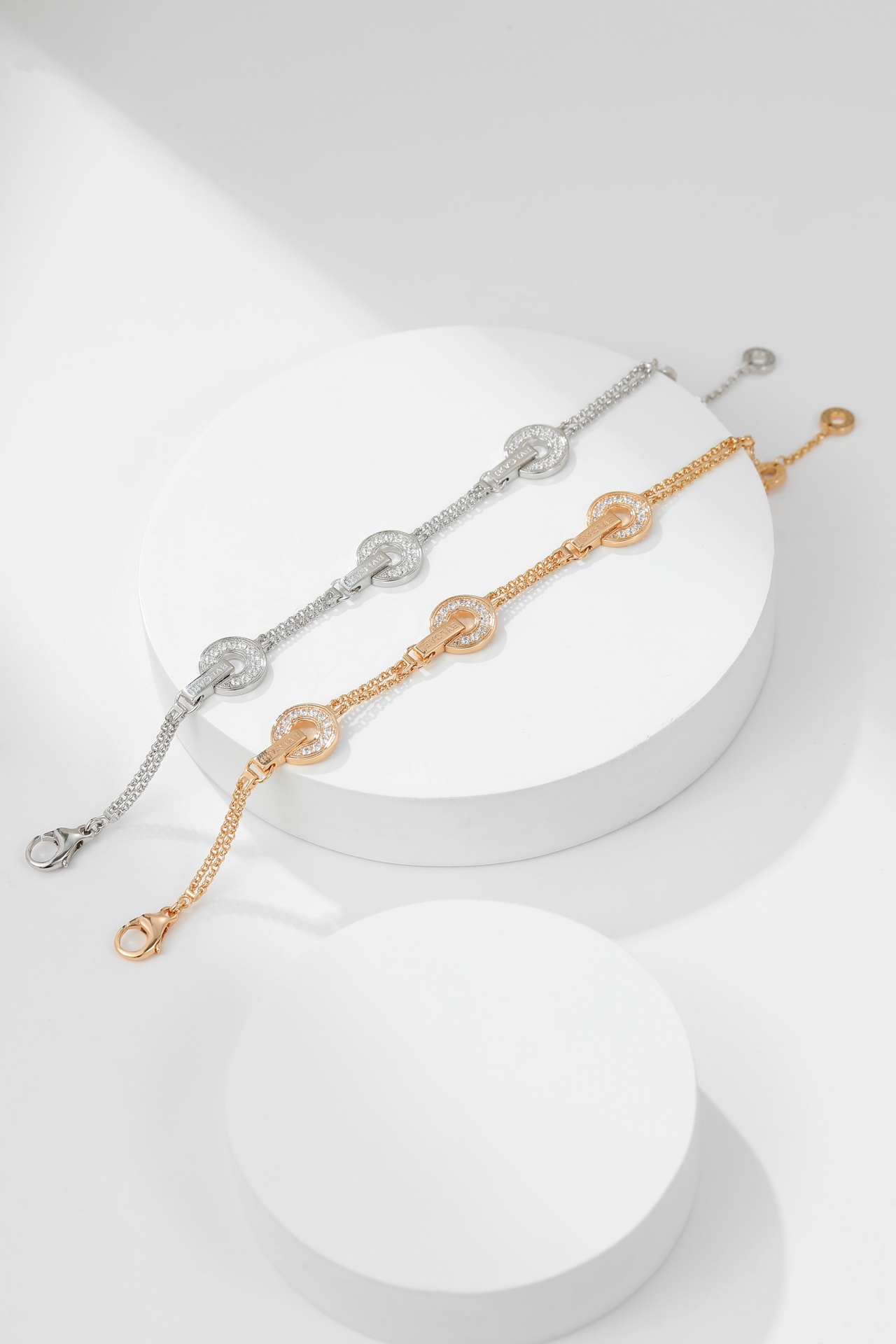 Bulgari Diamond Disc Bracelet