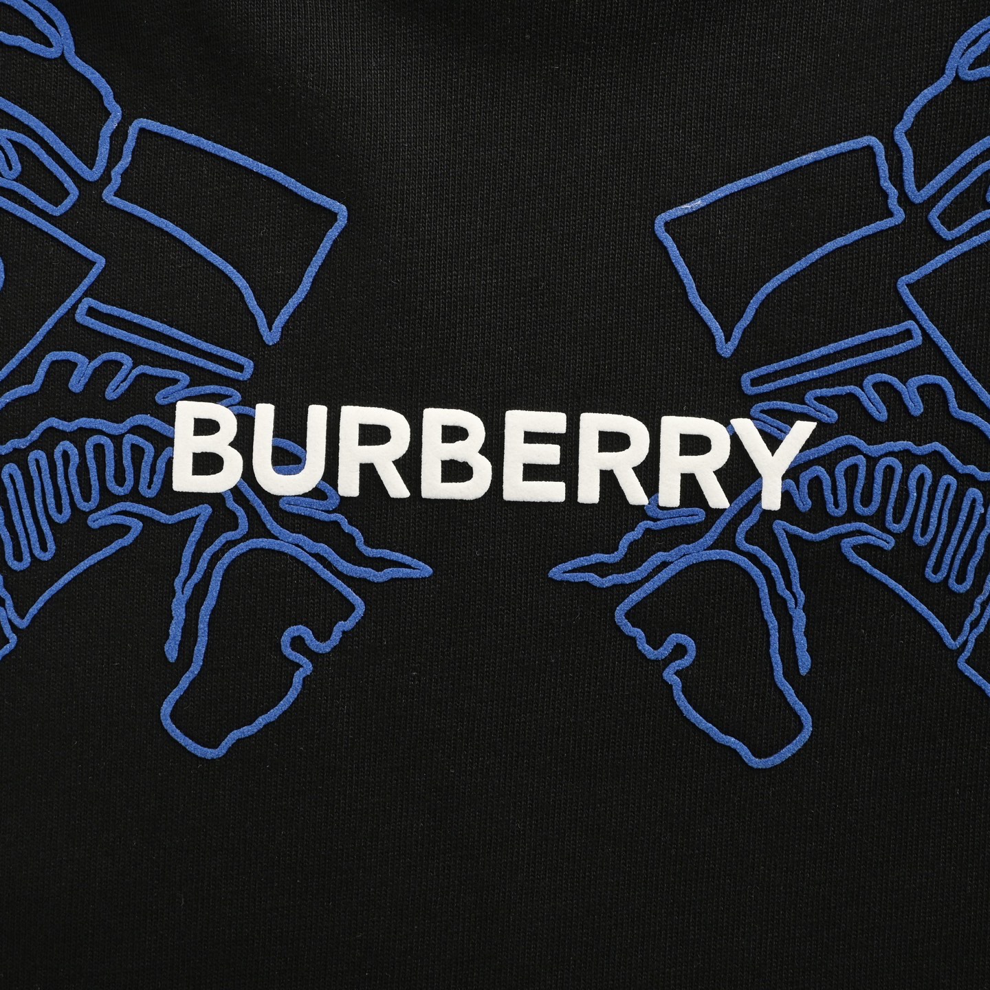 Burberry 25ss neckline knight horse print short sleeves