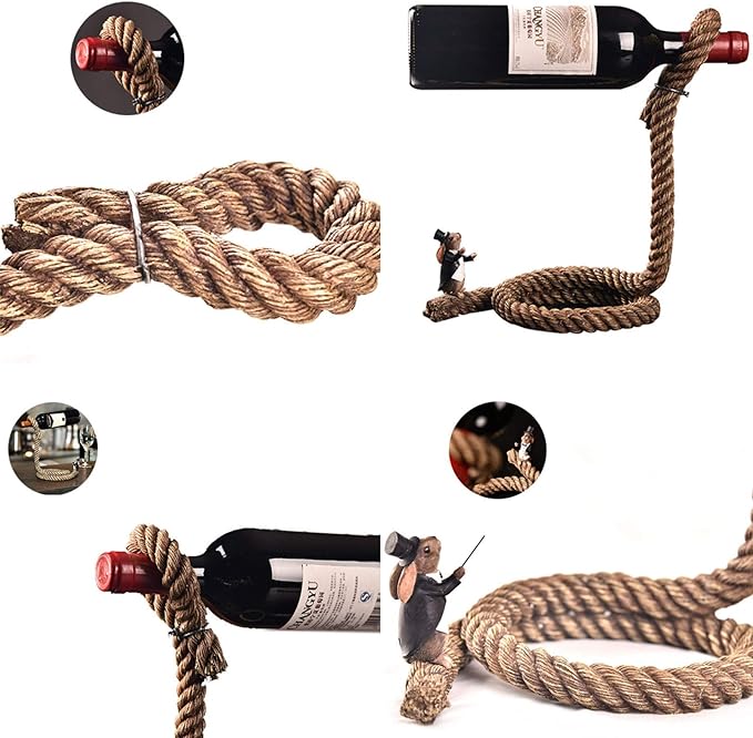 Creative Floating Chain Wine Rack